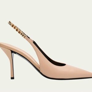 Gucci light pink Slingback Heels NWT
